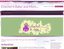 Tablet Screenshot of crochetitbaby.com